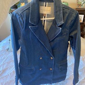 Anthropologie Denim Blazer